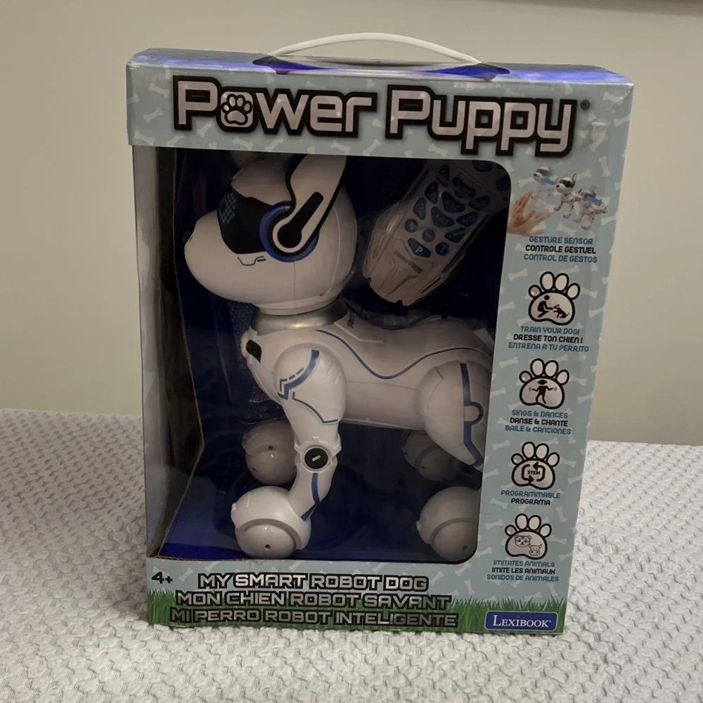 LEXiBOOK Power Puppy Programmable Robot Remote Control Smart Robot Learning Toy